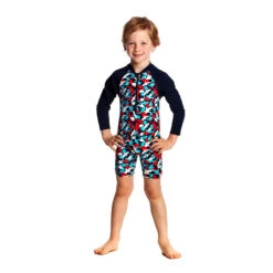 Funky Trunks - Feeding Frenzy Toddlers Go Jump Suit -Funky Trunks Swim Gear Store funky trunks feeding frenzy go jump suit toddler boys 5