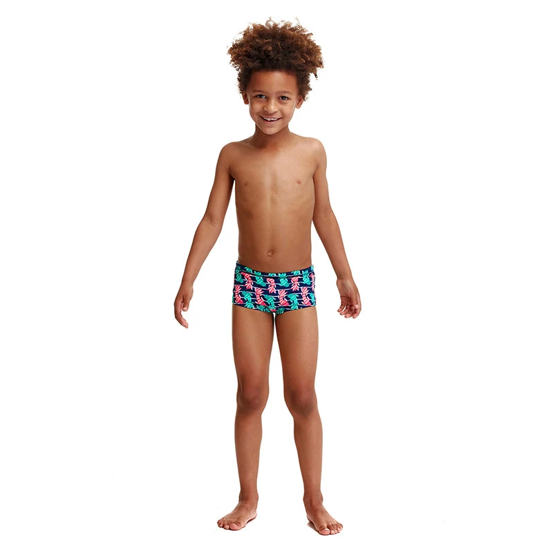 Funky Trunks - Fish Taco - Toddler Boys Printed Trunks 5 Funky Trunks - Fish Taco - Toddler Boys Printed Trunks - Image 5