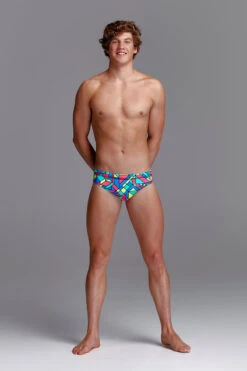 Funky Trunks - Gettin Jiggy - Mens Classic Briefs -Funky Trunks Swim Gear Store funky trunks gettin jiggy mens classic briefs 4