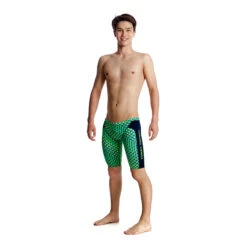 Funky Trunks - Green Gator Boys Training Jammers -Funky Trunks Swim Gear Store funky trunks green gator boys training jammers 5