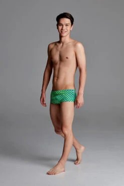 Funky Trunks - Green Gator Boys Classic Trunks -Funky Trunks Swim Gear Store funky trunks green gator mens classic trunks 4