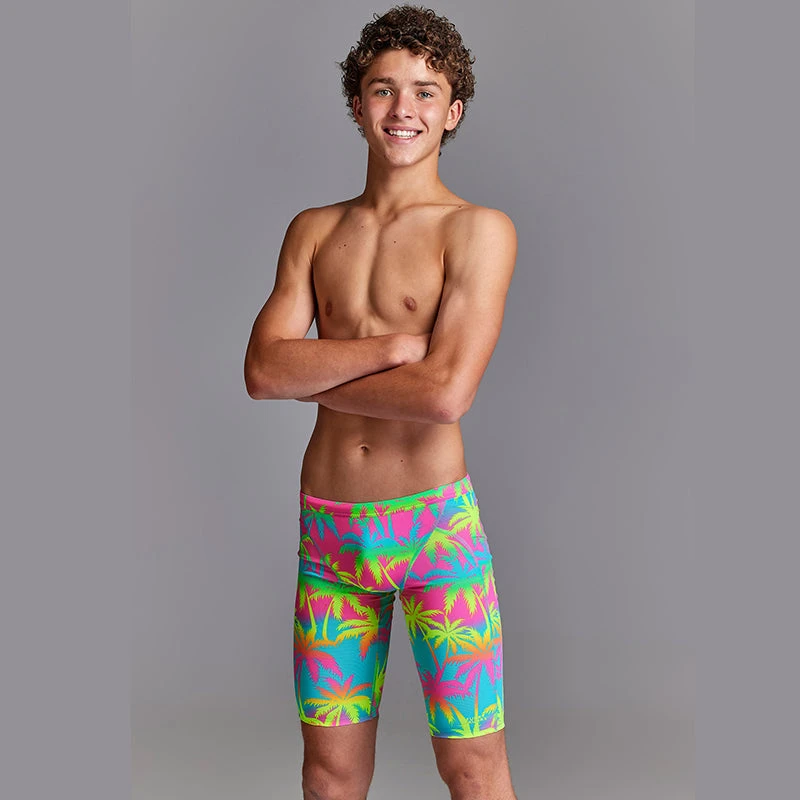 Funky Trunks - Hawaiian Heaven - Boys Training Jammers 6 Funky Trunks - Hawaiian Heaven - Boys Training Jammers - Image 6