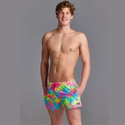 Funky Trunks - Hawaiian Heaven - Mens Shorty Shorts Short -Funky Trunks Swim Gear Store funky trunks hawaiian heaven mens shorty shorts short 4
