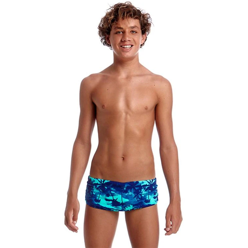 Funky Trunks - Hawaiian Skies Boys Classic Trunks 1 Funky Trunks - Hawaiian Skies Boys Classic Trunks