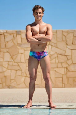 Funky Trunks - Hyper Inflation - Mens Classic Briefs -Funky Trunks Swim Gear Store funky trunks hyper inflation mens classic briefs 7