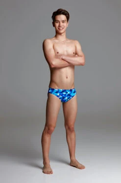 Funky Trunks - Ice Fortress Boys Classic Brief -Funky Trunks Swim Gear Store funky trunks ice fortress boys classic brief 4