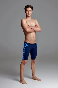 Funky Trunks - Ice Fortress Boys Training Jammer -Funky Trunks Swim Gear Store funky trunks ice fortress boys training jammer 5