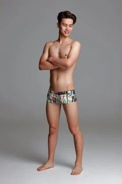 Funky Trunks - Interference Boys Classic Trunks -Funky Trunks Swim Gear Store funky trunks interference boys classic trunks 4