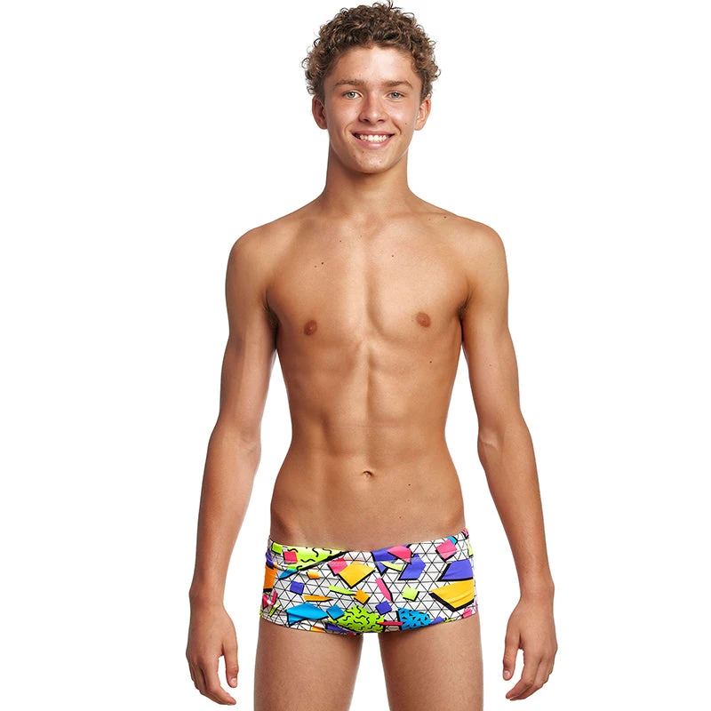 Funky Trunks - Jumbled Up - Boys Classic Trunks 1 Funky Trunks - Jumbled Up - Boys Classic Trunks