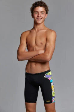 Funky Trunks - Jumbled Up - Boys Training Jammers 14 Funky Trunks - Jumbled Up - Boys Training Jammers -Funky Trunks Swim Gear Store funky trunks jumbled up boys training jammers 6