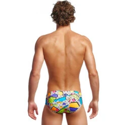 Funky Trunks - Jumbled Up - Mens Classic Briefs -Funky Trunks Swim Gear Store funky trunks jumbled up mens classic briefs 3