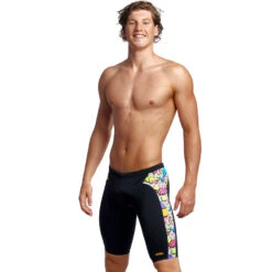 Funky Trunks - Jumbled Up - Mens Training Jammers -Funky Trunks Swim Gear Store funky trunks jumbled up mens training jammers 5