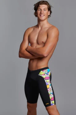 Funky Trunks - Jumbled Up - Mens Training Jammers -Funky Trunks Swim Gear Store funky trunks jumbled up mens training jammers 6