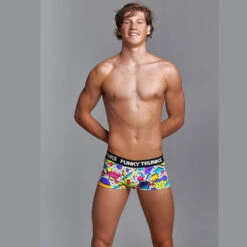 Funky Trunks - Jumbled Up - Mens Underwear Trunks 7 Funky Trunks - Jumbled Up - Mens Underwear Trunks -Funky Trunks Swim Gear Store funky trunks jumbled up mens underwear trunks 4