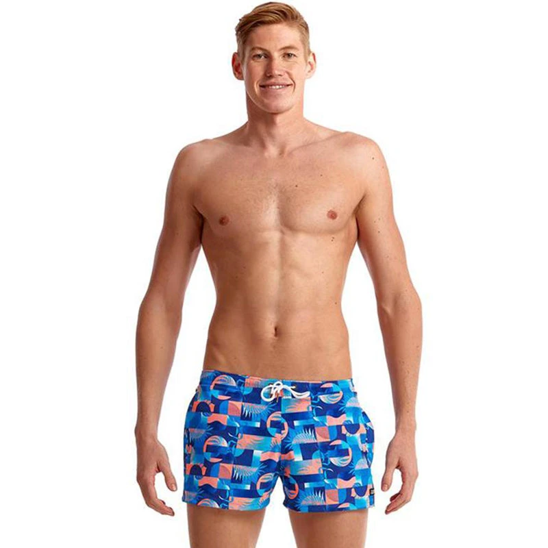Funky Trunks - Lava Lights - Mens Shorty Shorts 1 Funky Trunks - Lava Lights - Mens Shorty Shorts