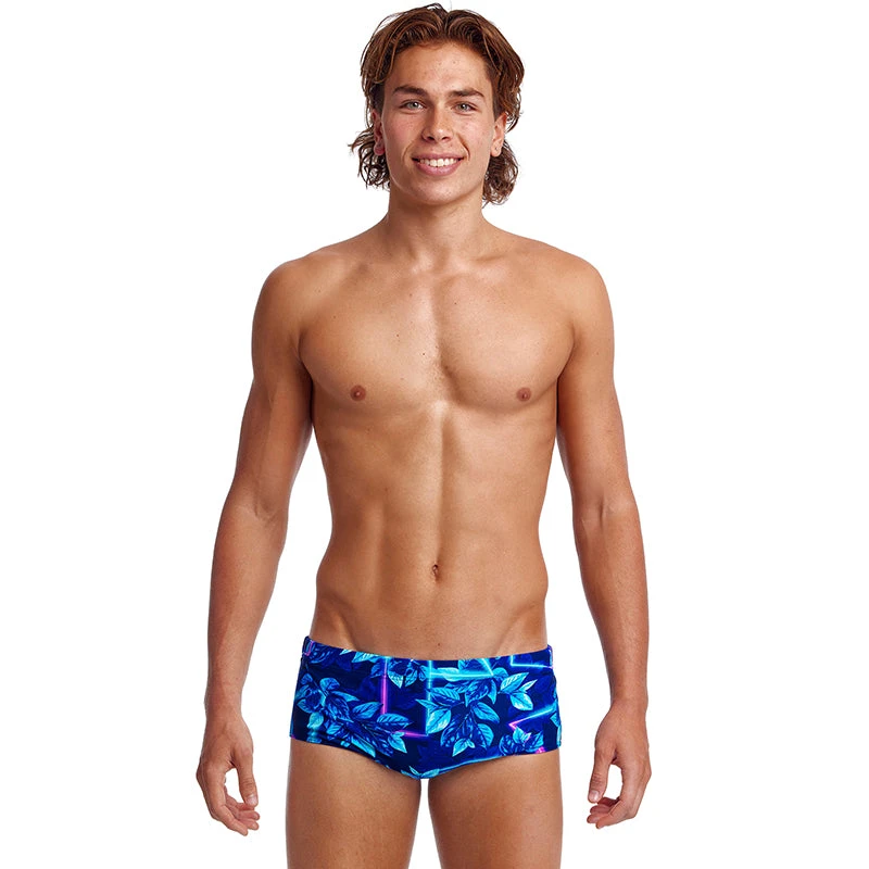 Funky Trunks - Leaf Laser - Mens Sidewinder Trunks 1 Funky Trunks - Leaf Laser - Mens Sidewinder Trunks