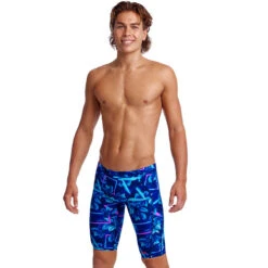 Funky Trunks - Leaf Laser - Mens Training Jammers 10 Funky Trunks - Leaf Laser - Mens Training Jammers -Funky Trunks Swim Gear Store funky trunks leaf laser mens training jammers 4
