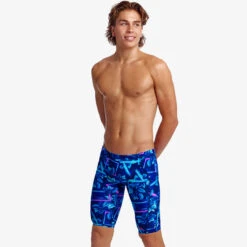 Funky Trunks - Leaf Laser - Mens Training Jammers 11 Funky Trunks - Leaf Laser - Mens Training Jammers -Funky Trunks Swim Gear Store funky trunks leaf laser mens training jammers 5