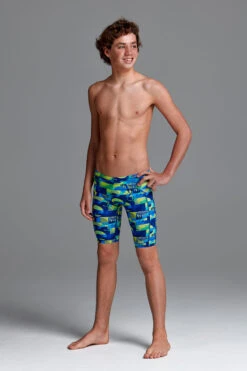 Funky Trunks - Magnum Pi - Boys Training Jammers -Funky Trunks Swim Gear Store funky trunks magnum pi boys training jammers 5