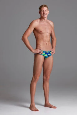 Funky Trunks - Magnum Pi - Mens Classic Briefs -Funky Trunks Swim Gear Store funky trunks magnum pi mens classic briefs 5