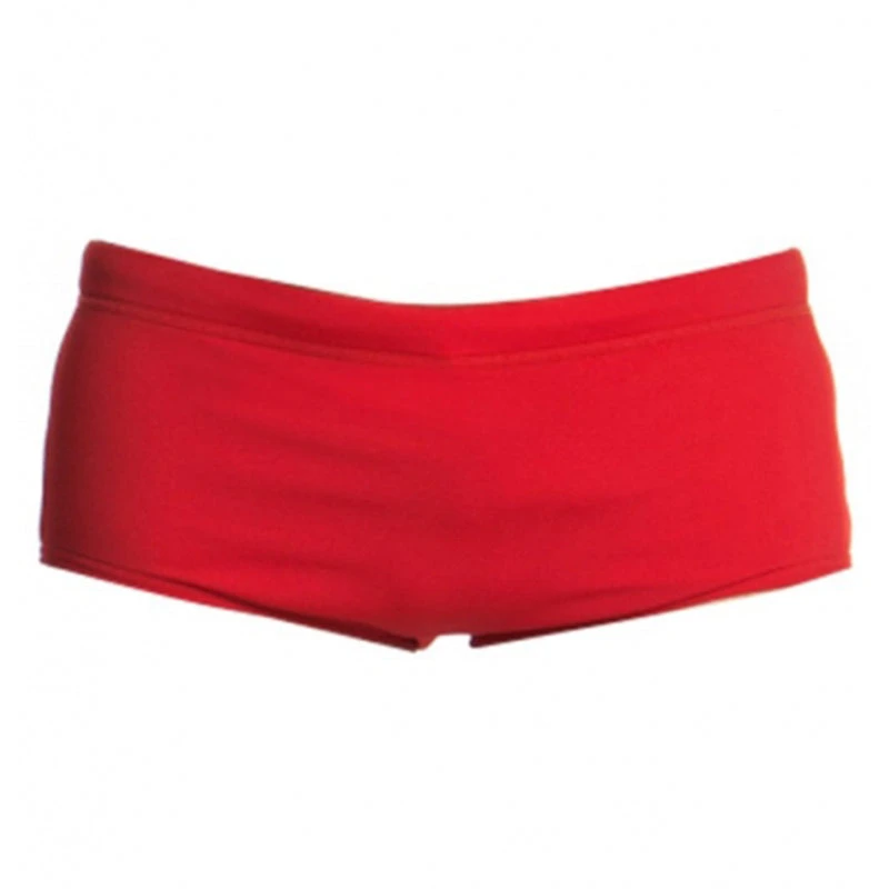 Funky Trunks - Still Red - Mens Plain Front Trunks 2 Funky Trunks - Still Red - Mens Plain Front Trunks - Image 2