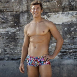 Funky Trunks - Heads Of State Mens Classic Trunks -Funky Trunks Swim Gear Store funky trunks mens swimwear heads of state classic trunks 3