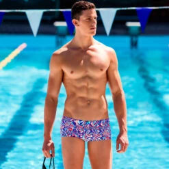 Funky Trunks - Melting Mayhem Mens Classic Trunks -Funky Trunks Swim Gear Store funky trunks mens swimwear melting mayhem classic trunks 3