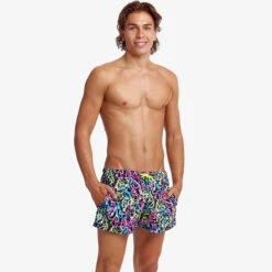 Funky Trunks - Messed Up - Mens Shorty Shorts Short -Funky Trunks Swim Gear Store funky trunks messed up mens shorty shorts short 4
