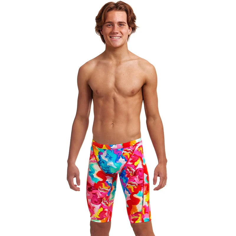 Funky Trunks - Messy Monet - Boys Training Jammers 1 Funky Trunks - Messy Monet - Boys Training Jammers