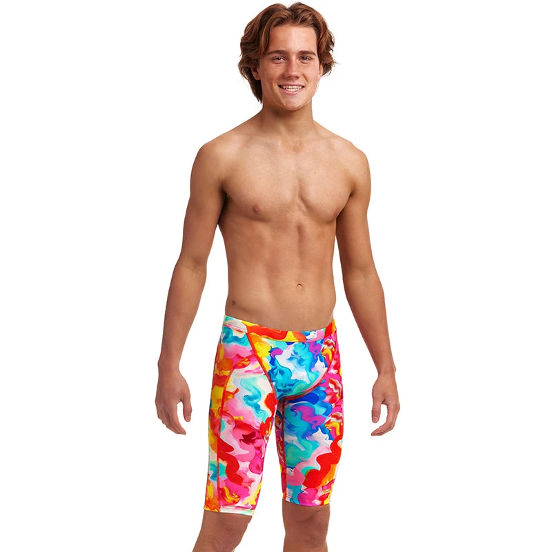 Funky Trunks - Messy Monet - Boys Training Jammers 5 Funky Trunks - Messy Monet - Boys Training Jammers - Image 5