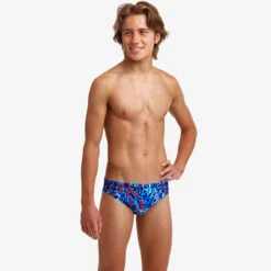 Funky Trunks - Mr Squiggle - Boys Classic Briefs -Funky Trunks Swim Gear Store funky trunks mr squiggle boys classic briefs 4