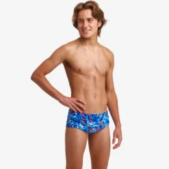 Funky Trunks - Mr Squiggle - Boys Sidewinder Trunks -Funky Trunks Swim Gear Store funky trunks mr squiggle boys sidewinder trunks 4