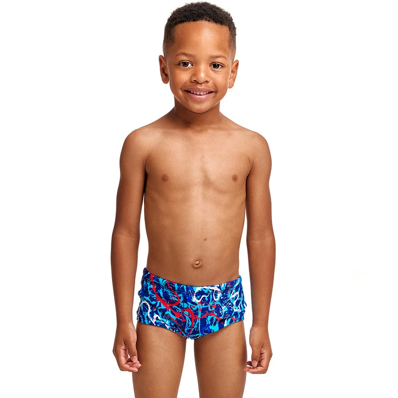 Funky Trunks - Mr Squiggle - Toddlers Boys Printed Trunks 1 Funky Trunks - Mr Squiggle - Toddlers Boys Printed Trunks