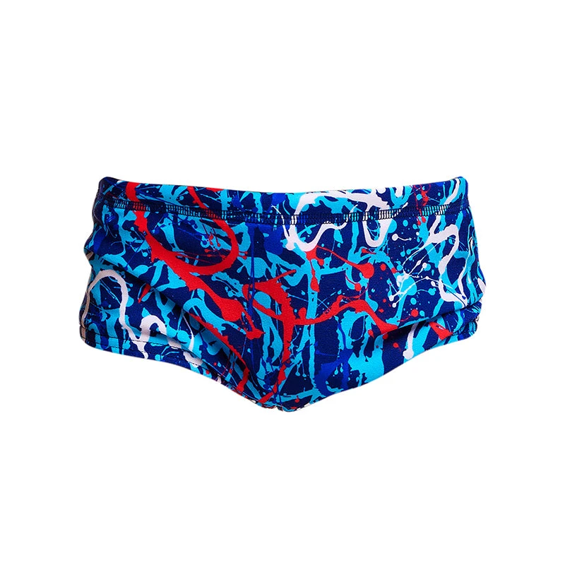 Funky Trunks - Mr Squiggle - Toddlers Boys Printed Trunks 2 Funky Trunks - Mr Squiggle - Toddlers Boys Printed Trunks - Image 2