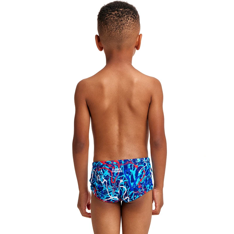 Funky Trunks - Mr Squiggle - Toddlers Boys Printed Trunks 3 Funky Trunks - Mr Squiggle - Toddlers Boys Printed Trunks - Image 3