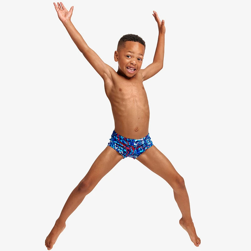 Funky Trunks - Mr Squiggle - Toddlers Boys Printed Trunks 5 Funky Trunks - Mr Squiggle - Toddlers Boys Printed Trunks - Image 5