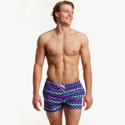 Funky Trunks - Nautical Mile - Mens Shorty Shorts Short -Funky Trunks Swim Gear Store funky trunks nautical mile mens shorty shorts short 4