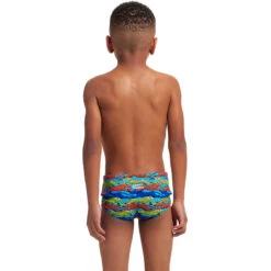 Funky Trunks - No Cheating - Toddler Boys Eco Printed Trunks -Funky Trunks Swim Gear Store funky trunks no cheating toddler boys eco printed trunks 3