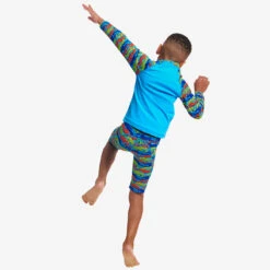 Funky Trunks - No Cheating - Toddler Boys Eco Zippy Rash Vest -Funky Trunks Swim Gear Store funky trunks no cheating toddler boys zippy rash vest 5