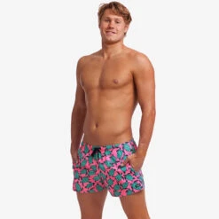 Funky Trunks - Paddling Pink - Mens Shorty Shorts Short -Funky Trunks Swim Gear Store funky trunks paddling pink mens shorty shorts short 4