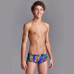 Funky Trunks - Paint Smash - Boys Sidewinder Trunks -Funky Trunks Swim Gear Store funky trunks paint smash boys sidewinder trunks 4