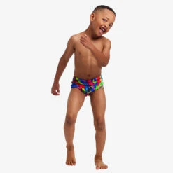 Funky Trunks - Paint Smash - Toddler Boys Printed Trunks -Funky Trunks Swim Gear Store funky trunks paint smash toddler boys printed trunks 7