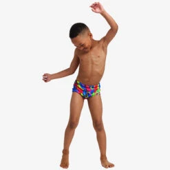 Funky Trunks - Paint Smash - Toddler Boys Printed Trunks -Funky Trunks Swim Gear Store funky trunks paint smash toddler boys printed trunks 8