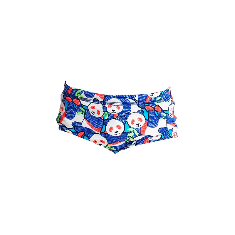 Funky Trunks - Pandamania Toddler Boys Eco Printed Trunk 2 Funky Trunks - Pandamania Toddler Boys Eco Printed Trunk - Image 2