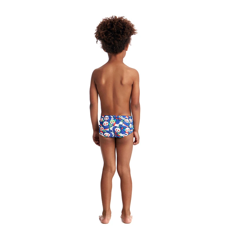 Funky Trunks - Pandamania Toddler Boys Eco Printed Trunk 3 Funky Trunks - Pandamania Toddler Boys Eco Printed Trunk - Image 3