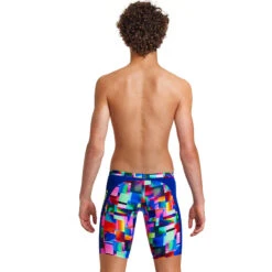 Funky Trunks - Patch Panels - Boys Training Jammers -Funky Trunks Swim Gear Store funky trunks patch panels boys training jammers 4