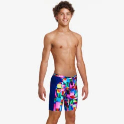 Funky Trunks - Patch Panels - Boys Training Jammers -Funky Trunks Swim Gear Store funky trunks patch panels boys training jammers 6