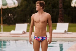 Funky Trunks - Patch Panels - Mens Classic Briefs -Funky Trunks Swim Gear Store funky trunks patch panels mens classic briefs 6