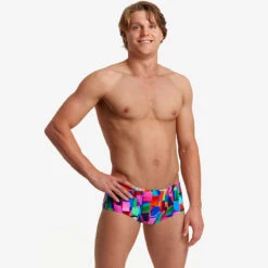 Funky Trunks - Patch Panels - Mens Classic Trunks -Funky Trunks Swim Gear Store funky trunks patch panels mens classic trunks 4