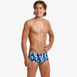 Funky Trunks - Pengoo Parade - Mens Sidewinder Trunks -Funky Trunks Swim Gear Store funky trunks pengoo parade mens sidewinder trunks 4